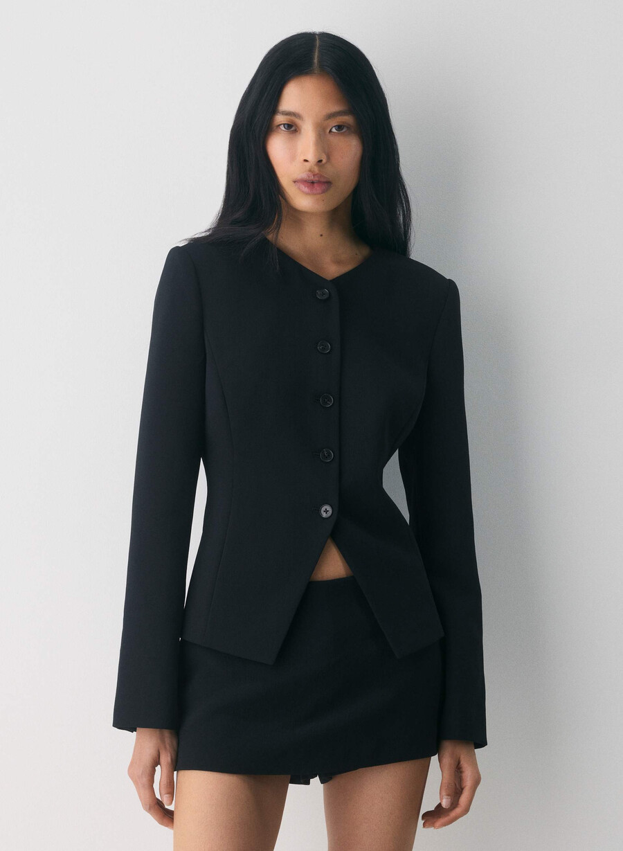regal blazer - crepette black