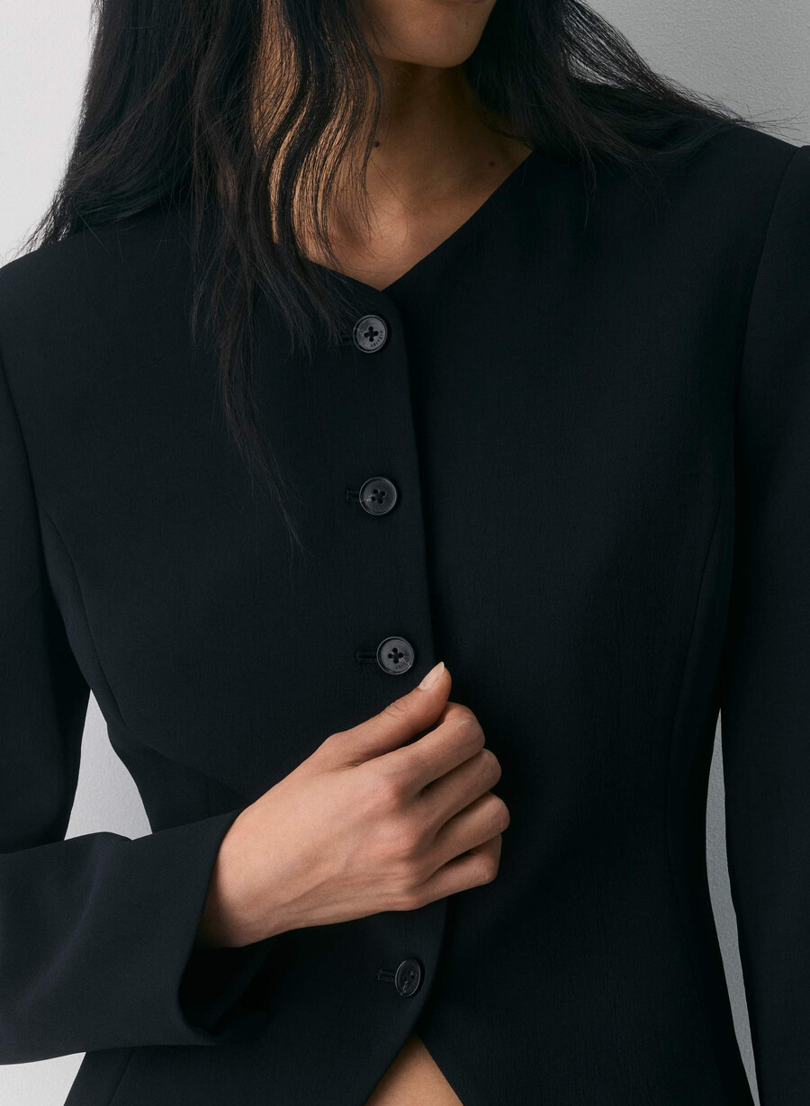 regal blazer - crepette black