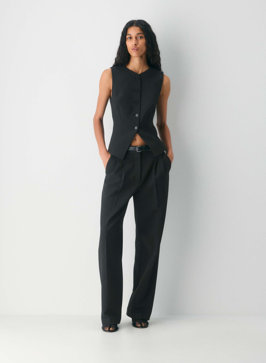 regal vest - ressential heather black