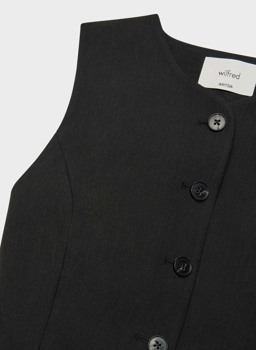 regal vest - ressential heather black