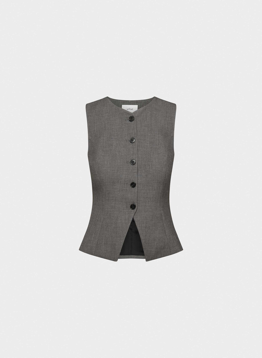 regal vest - ressential heather charcoal
