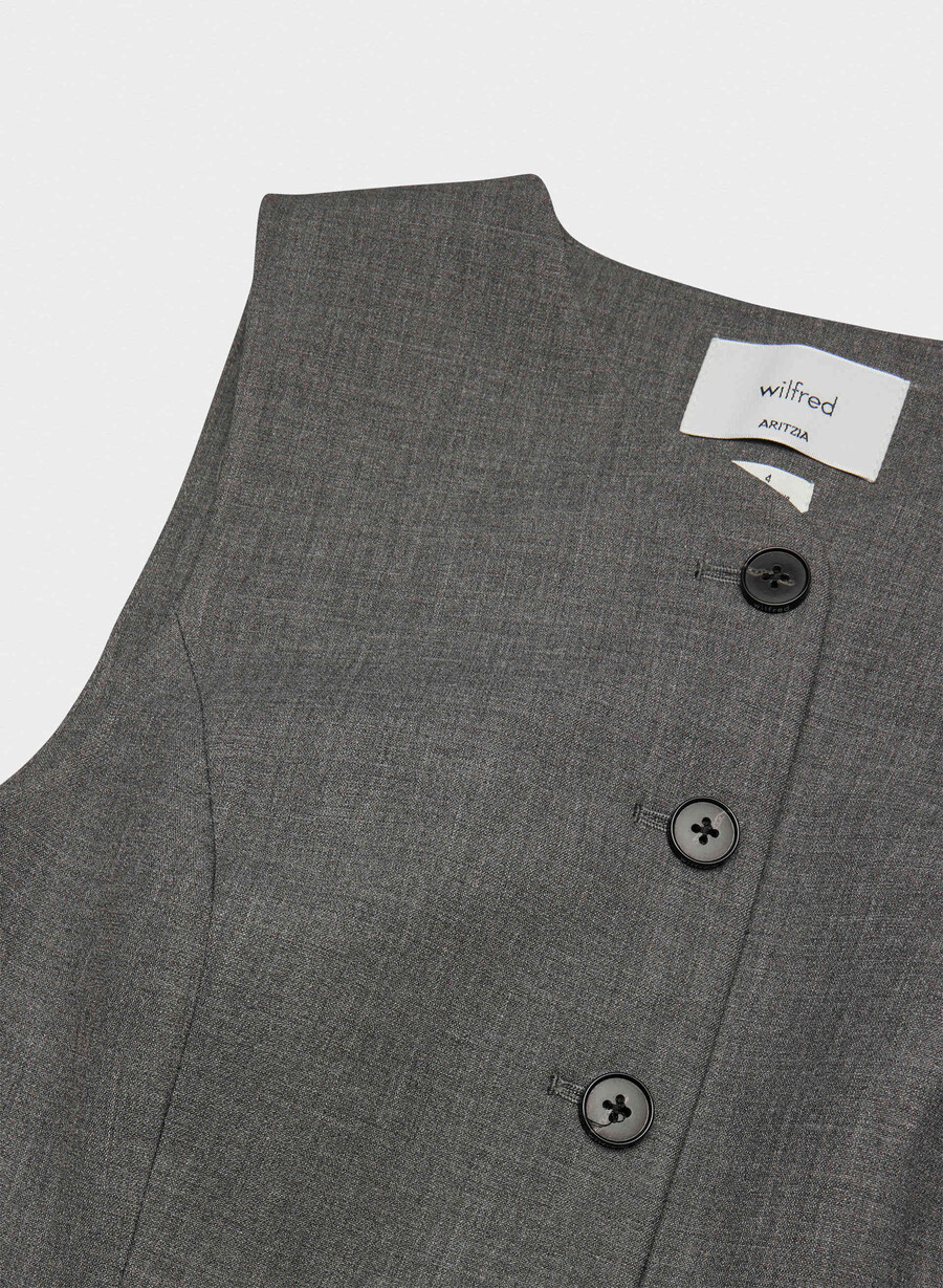 regal vest - ressential heather charcoal