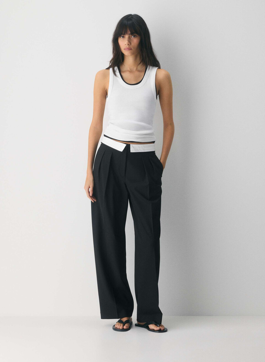 bureau pant - ressential light blackcream