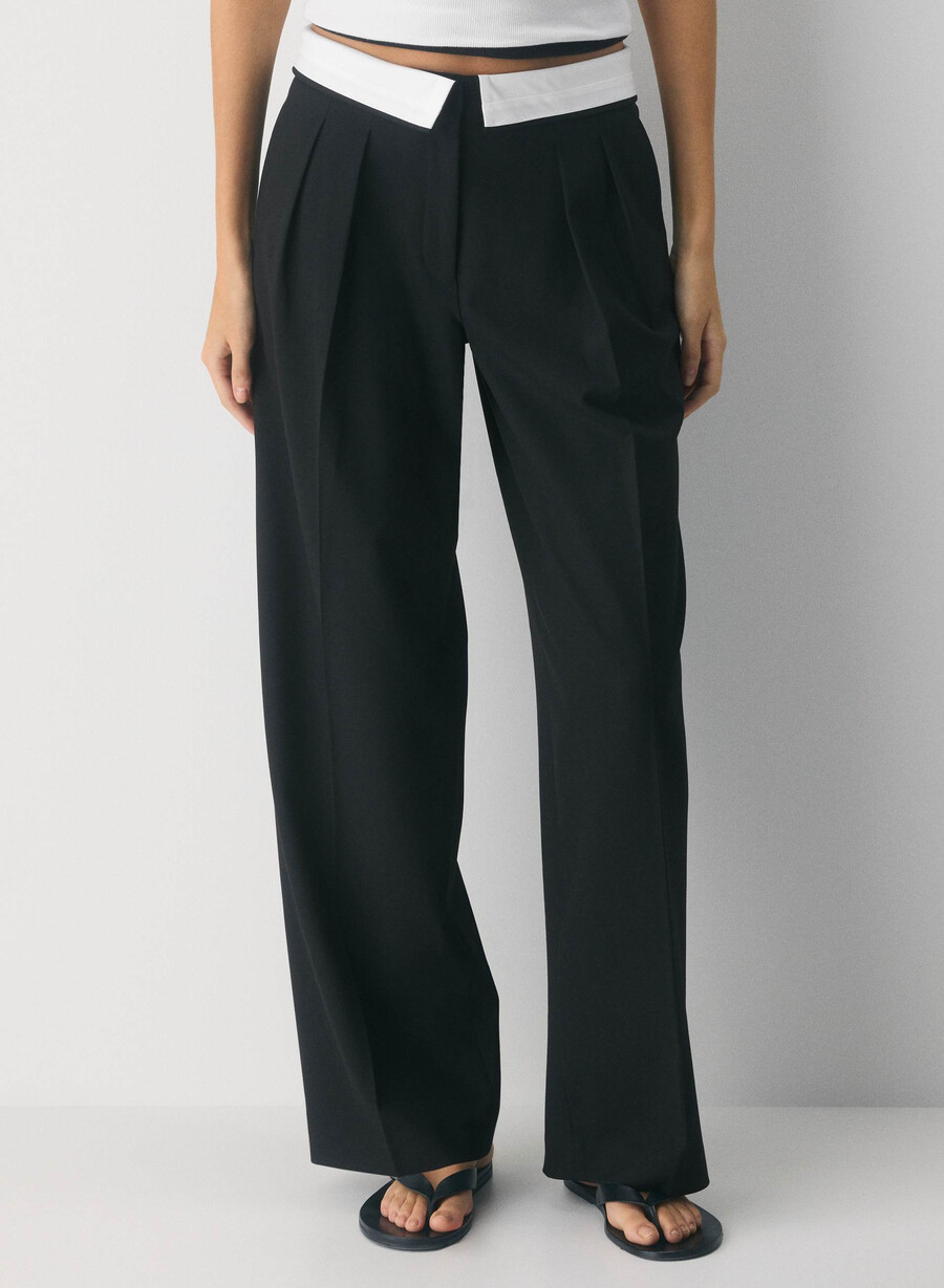 bureau pant - ressential light blackcream