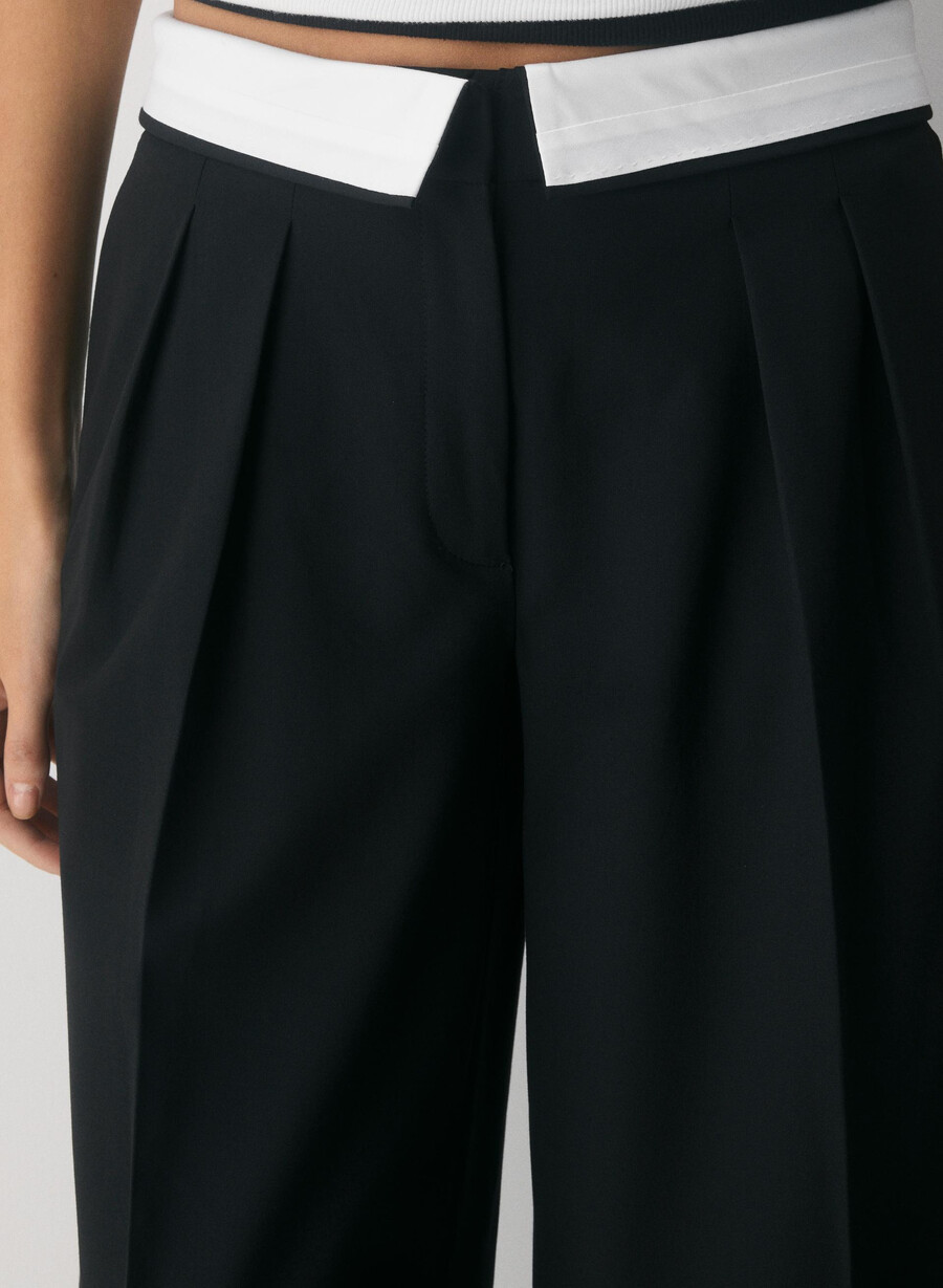 bureau pant - ressential light blackcream