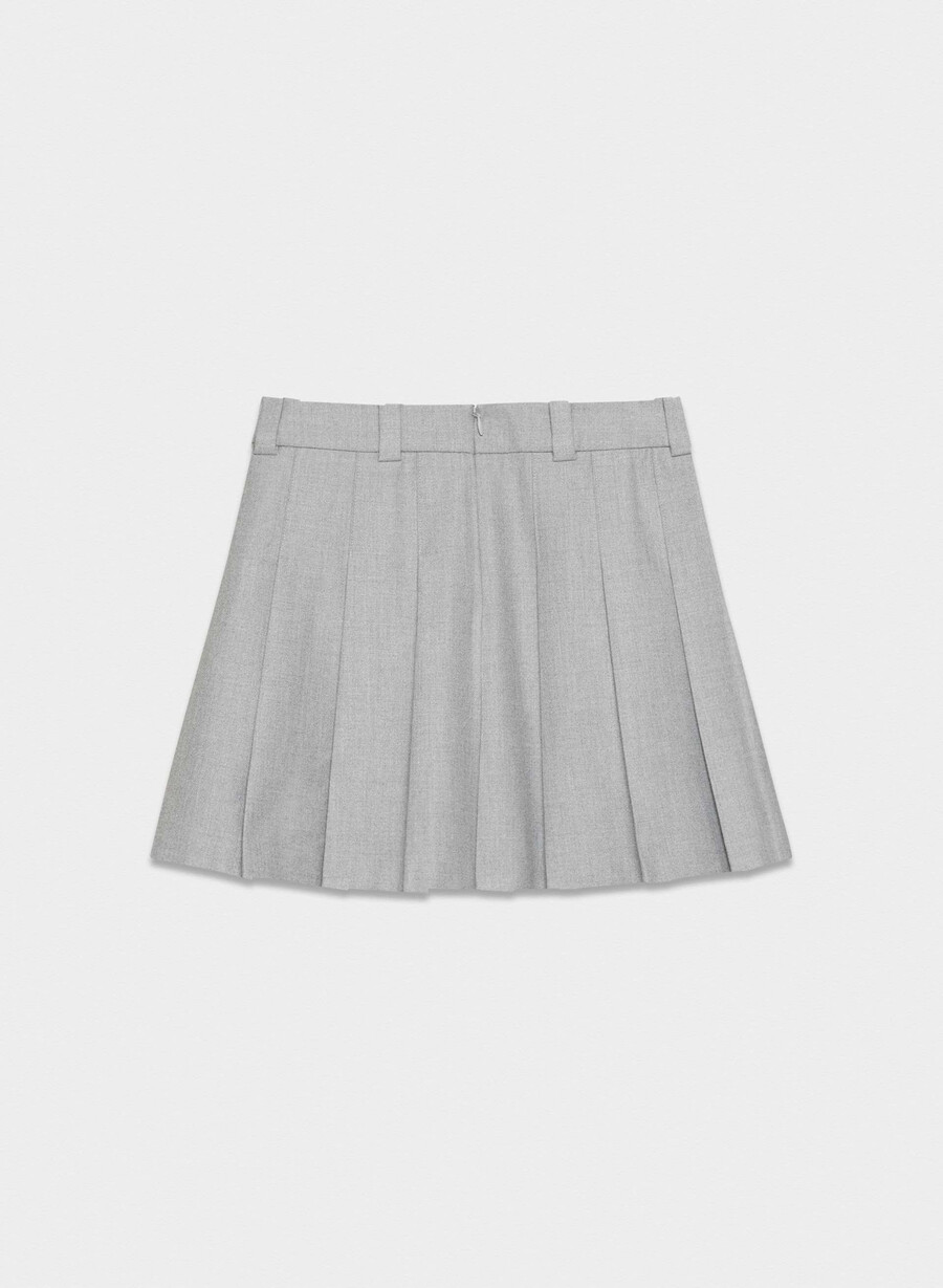 olive mini skirt heather chrome