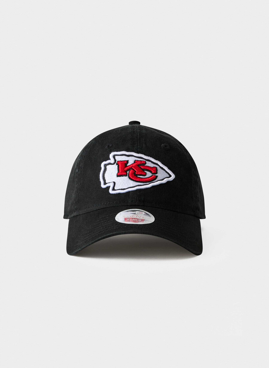 new era kansas city chiefs 9twenty hat wshd blk multi