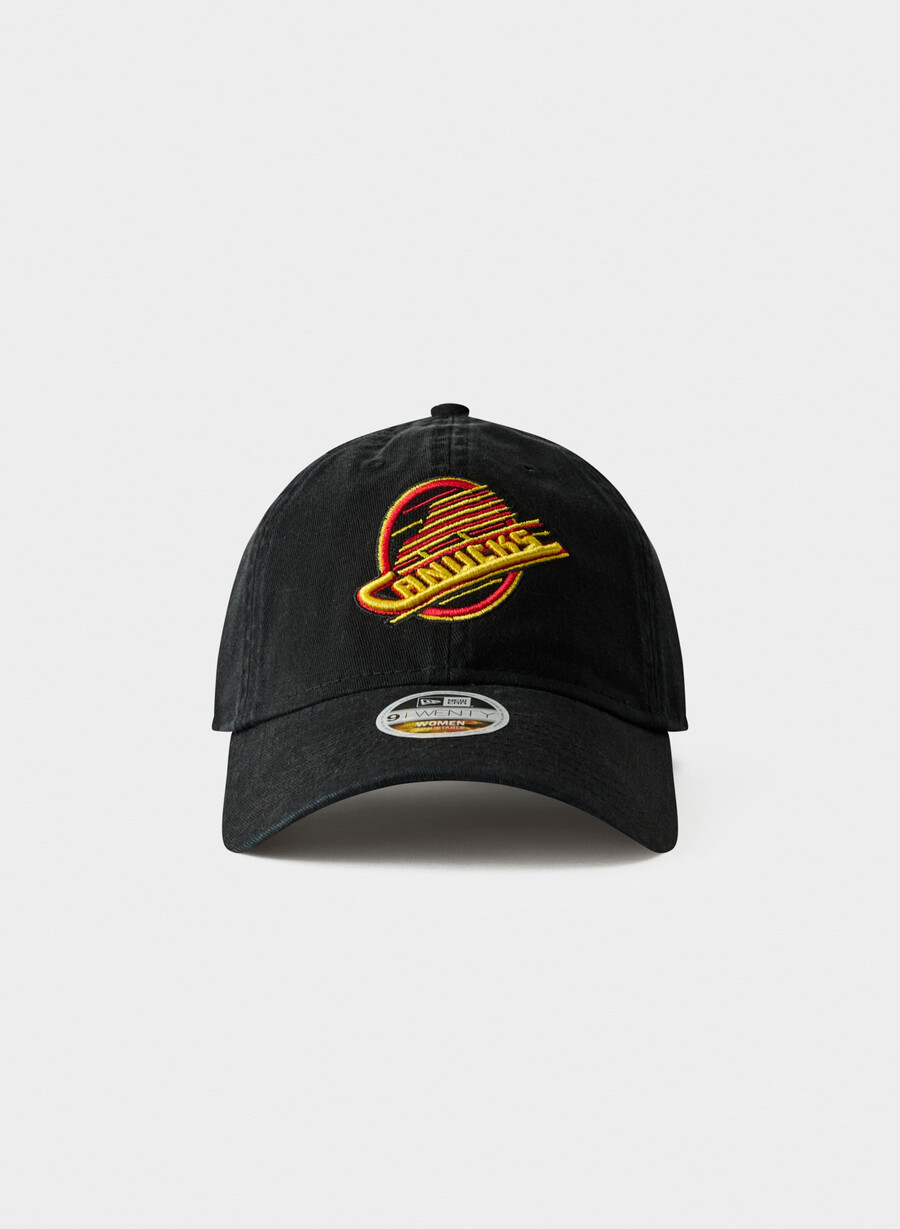 new era vancouver canucks 9twenty hat wshd blk multi