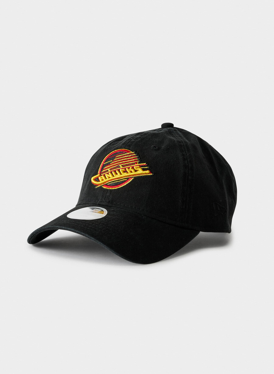 new era vancouver canucks 9twenty hat wshd blk multi
