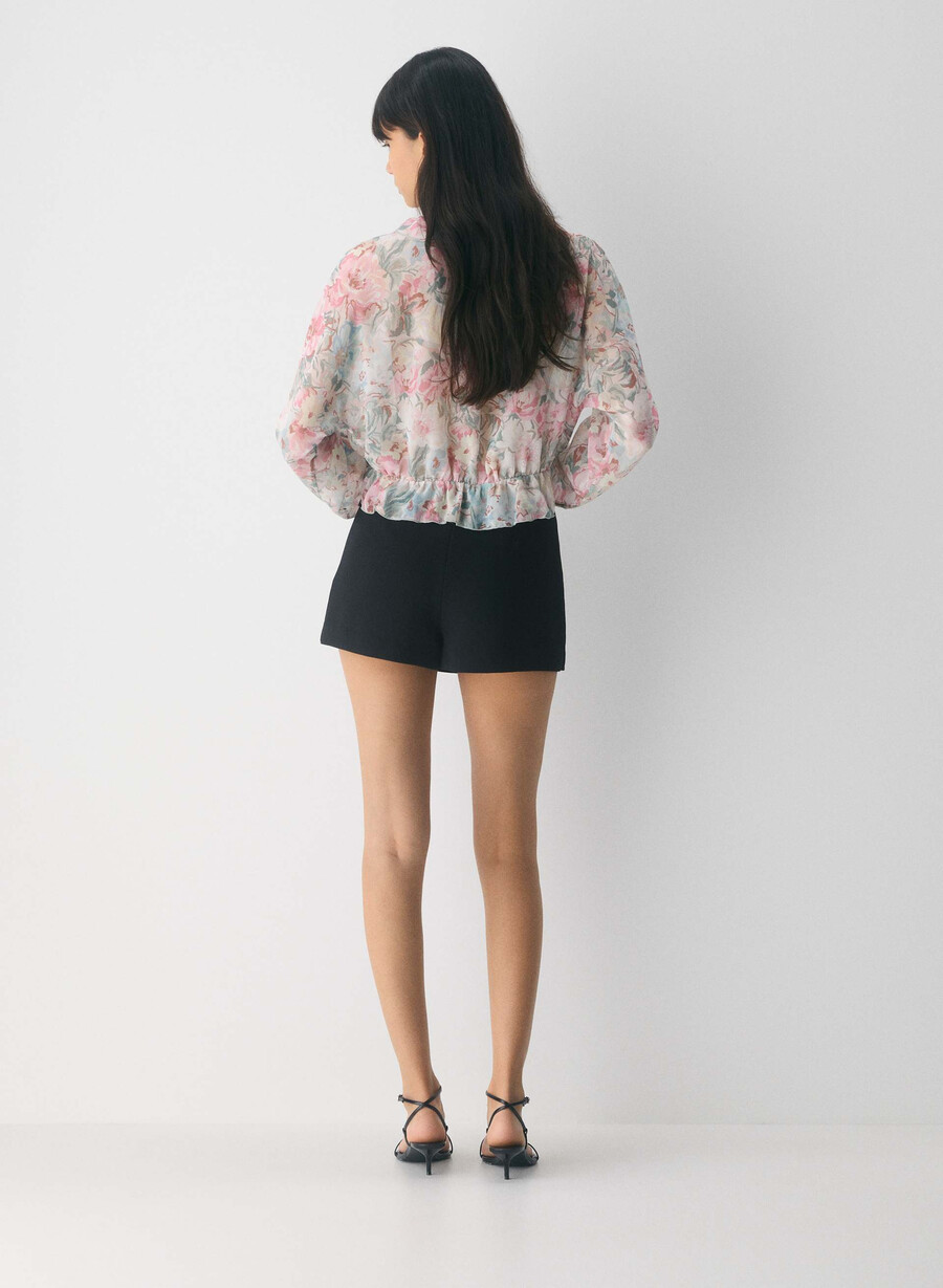 jewel skort - crepette black