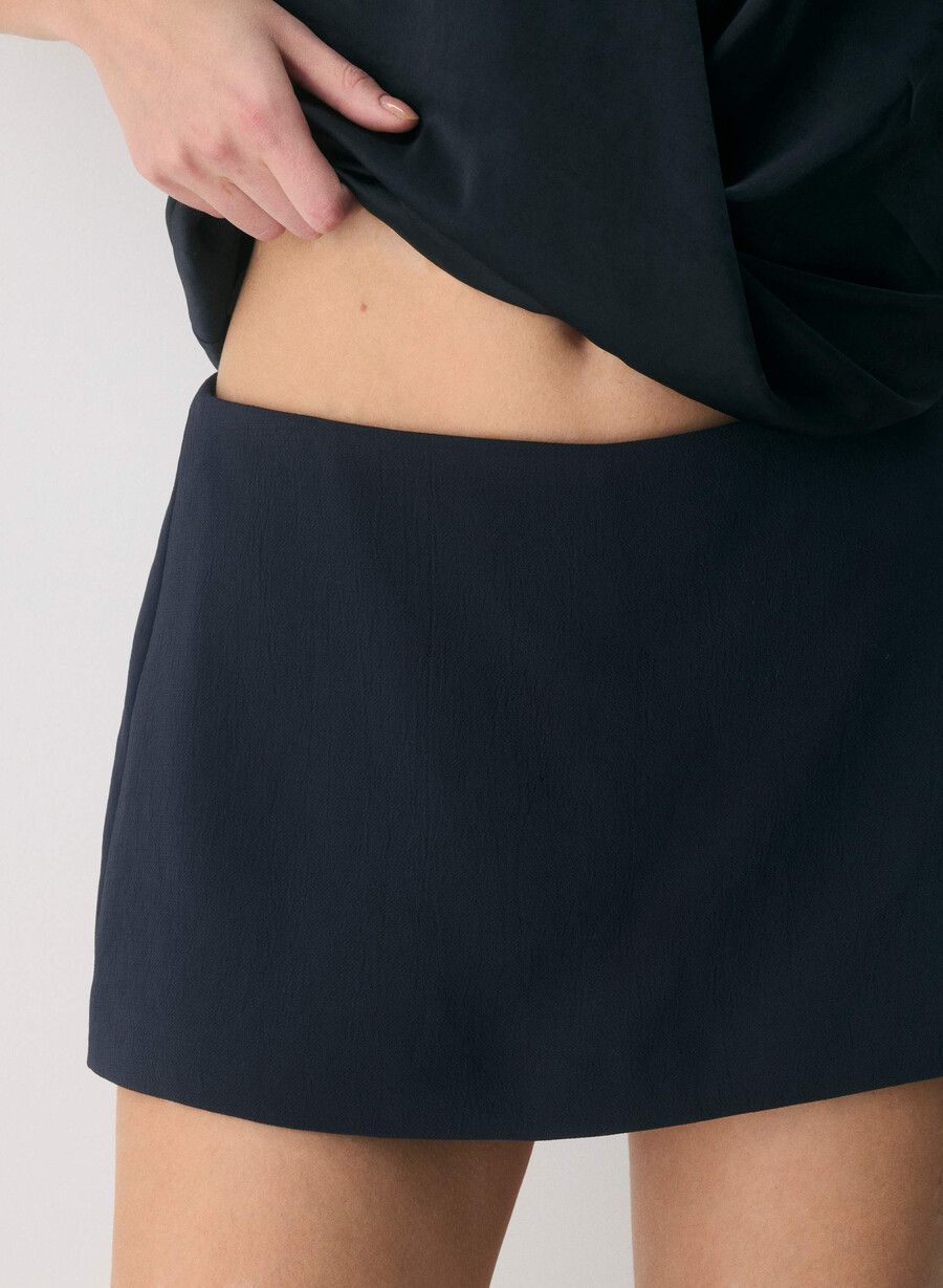 jewel skort - crepette dark night navy