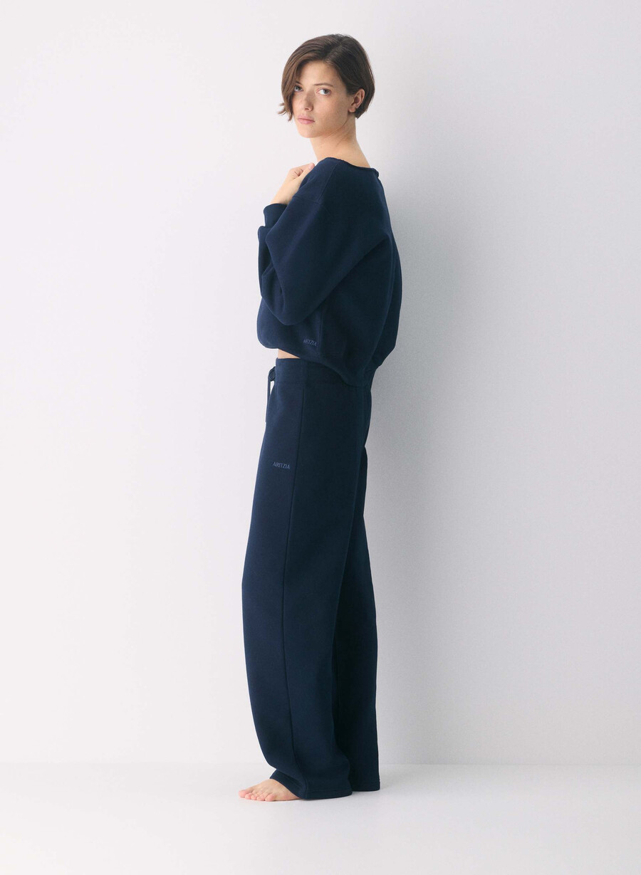 cozy sweatfleece perfect banded sweatpant admiral