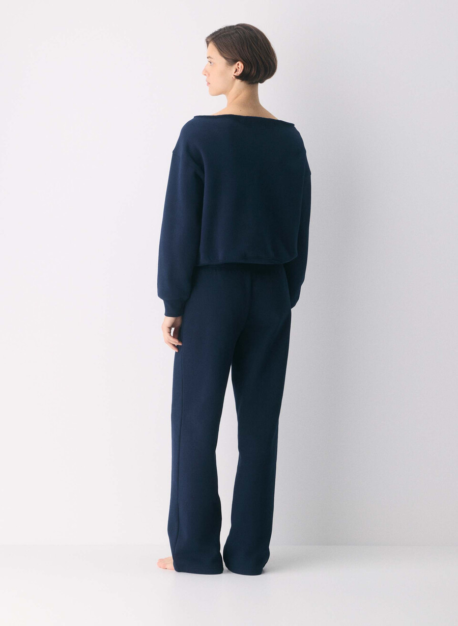 cozy sweatfleece perfect banded sweatpant admiral