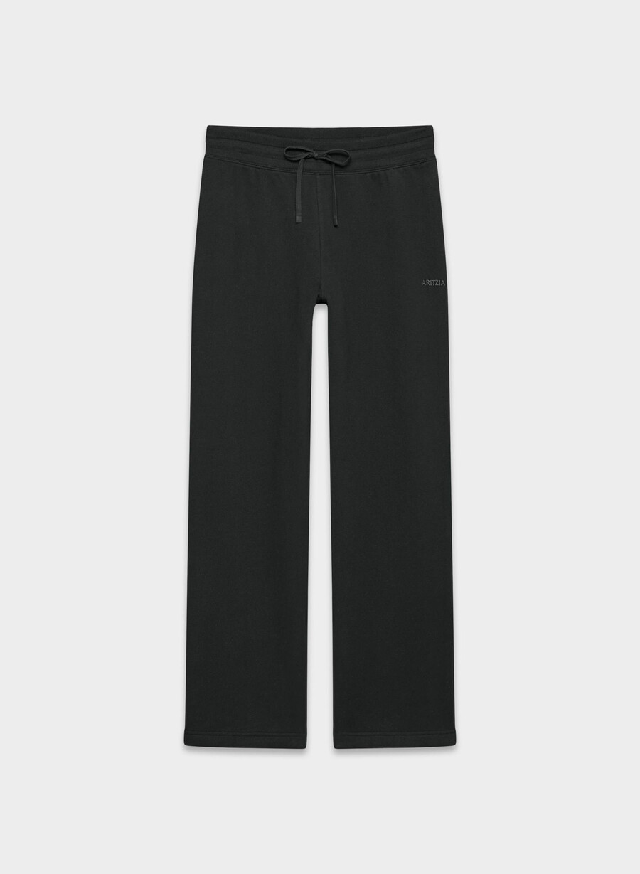 cozy sweatfleece perfect banded sweatpant black