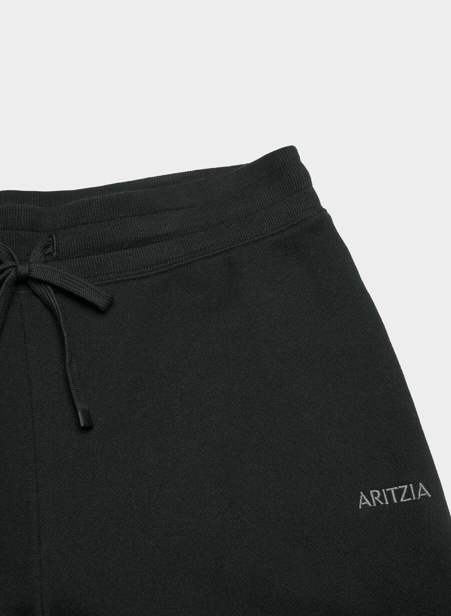 cozy sweatfleece perfect banded sweatpant black