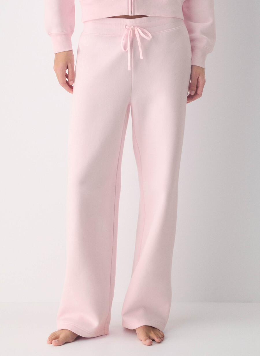cozy sweatfleece perfect banded sweatpant villa pink