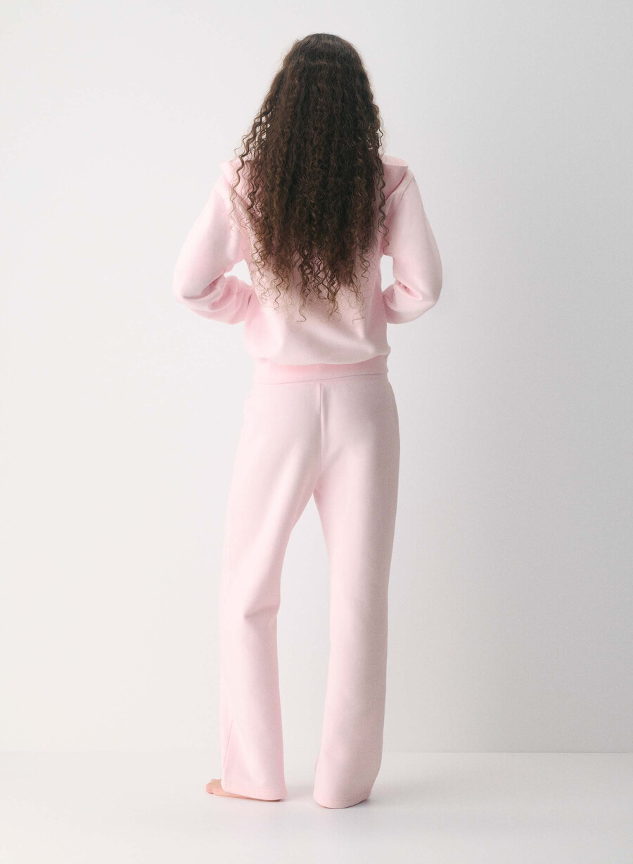 cozy sweatfleece perfect banded sweatpant villa pink