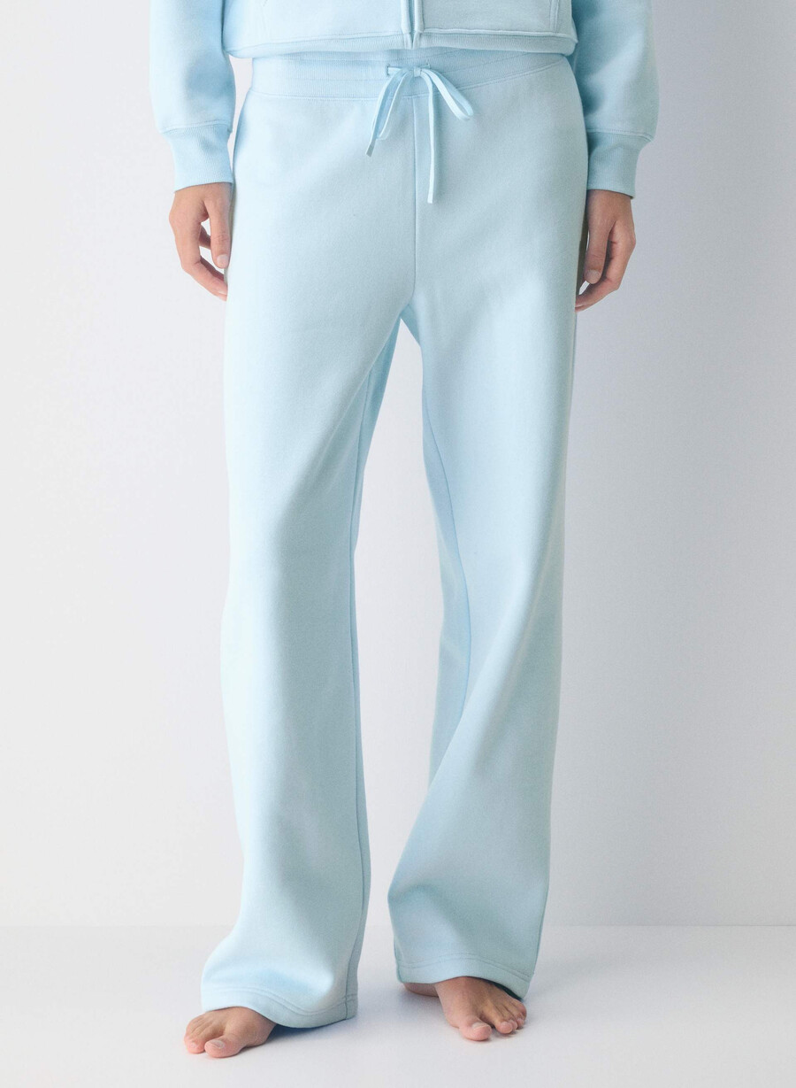 cozy sweatfleece perfect banded sweatpant villa blue