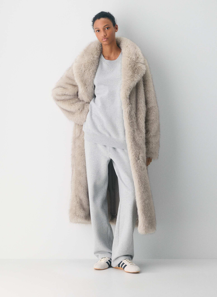 cozy sweatfleece perfect banded sweatpant heather chrome