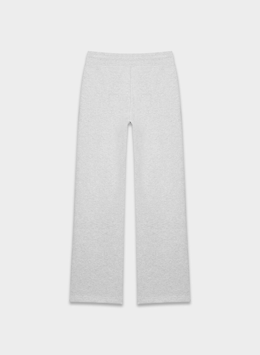 cozy sweatfleece perfect banded sweatpant heather chrome
