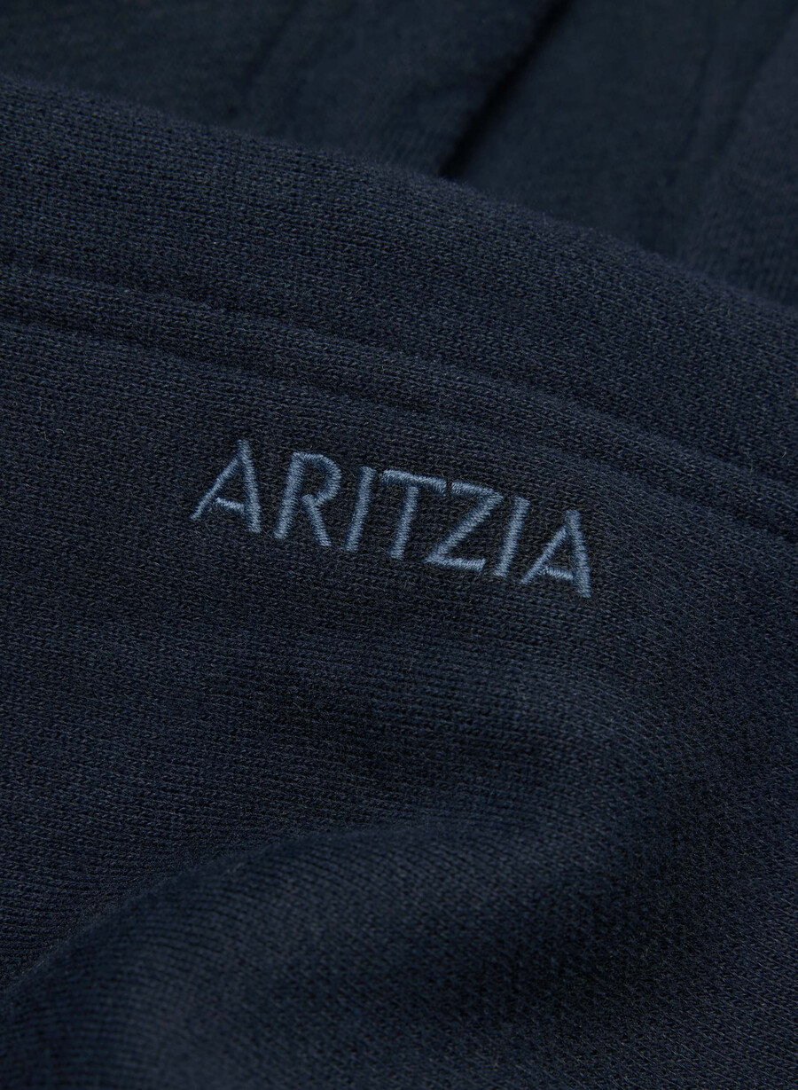 cozy sweatfleece mega zip hoodie admiral