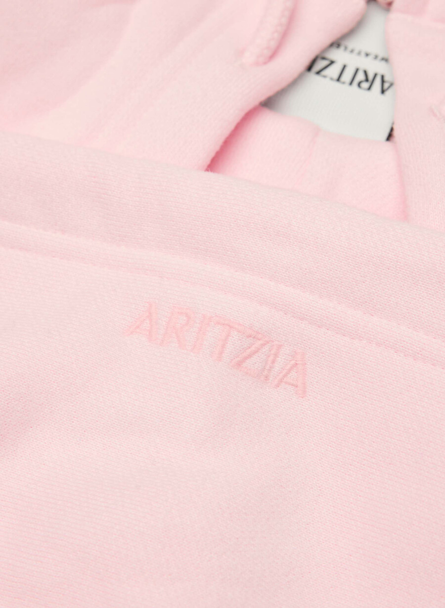 cozy sweatfleece mega zip hoodie villa pink
