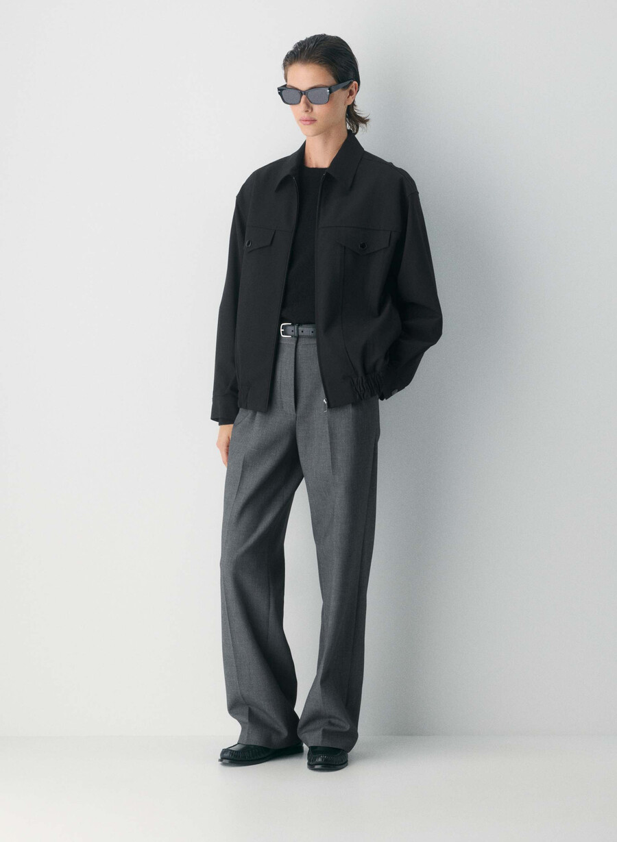 telegraph bomber - ressential light black