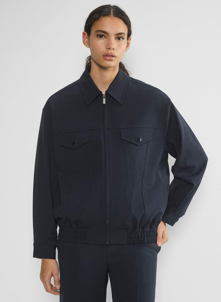 telegraph bomber - ressential light dark night navy