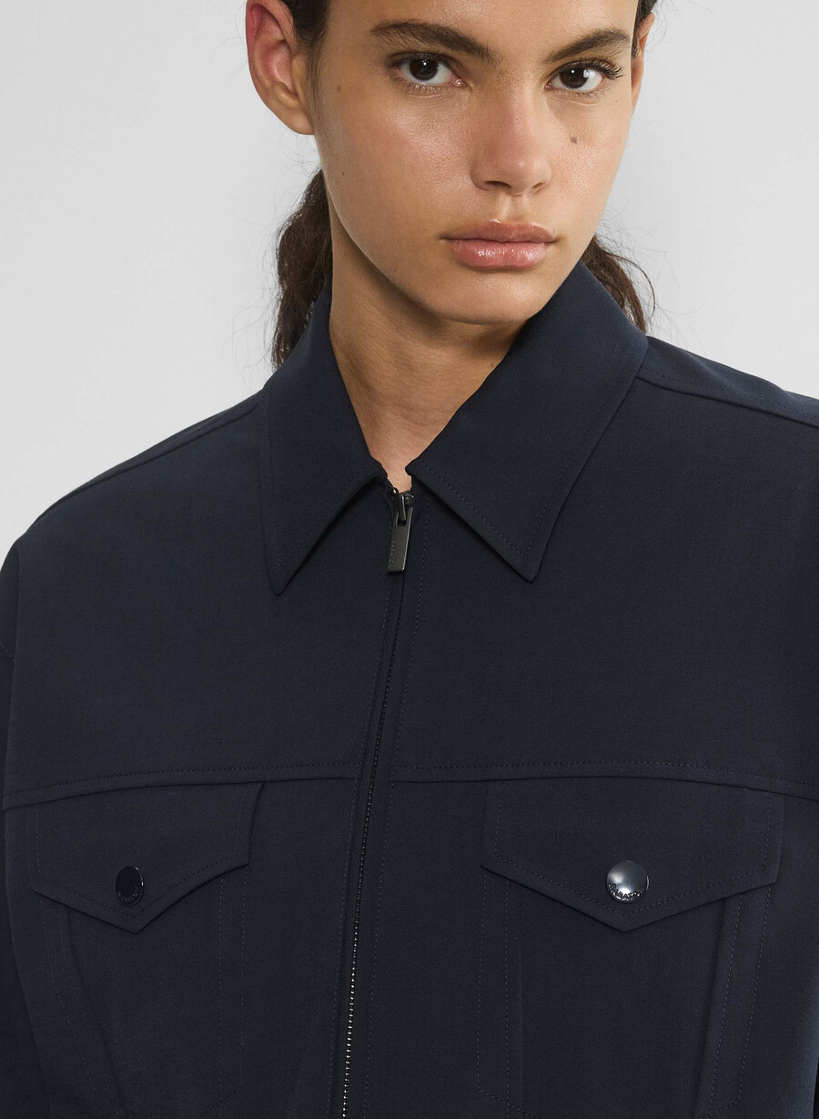 telegraph bomber - ressential light dark night navy