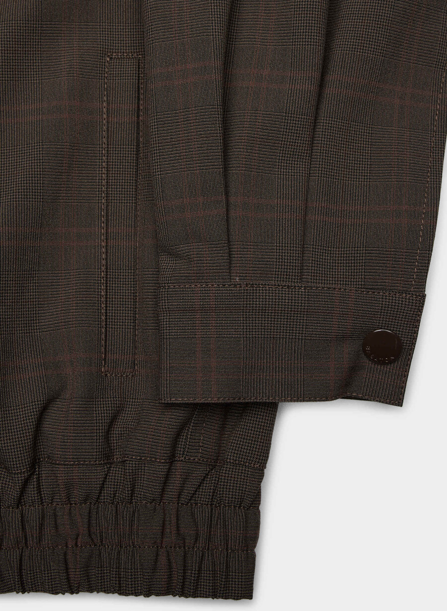 telegraph bomber - ressential light lmbrt chk r mc brblk