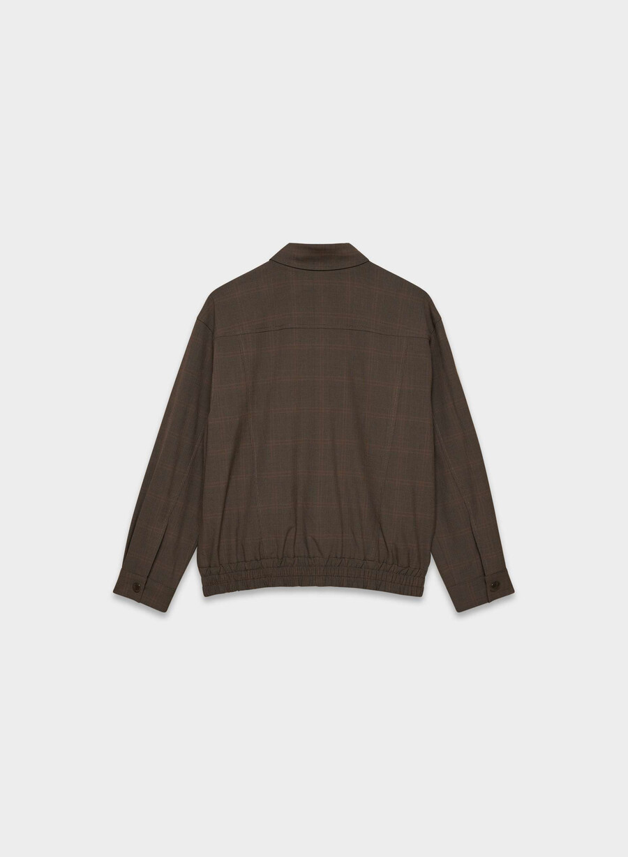 telegraph bomber - ressential light lmbrt chk r mc brblk