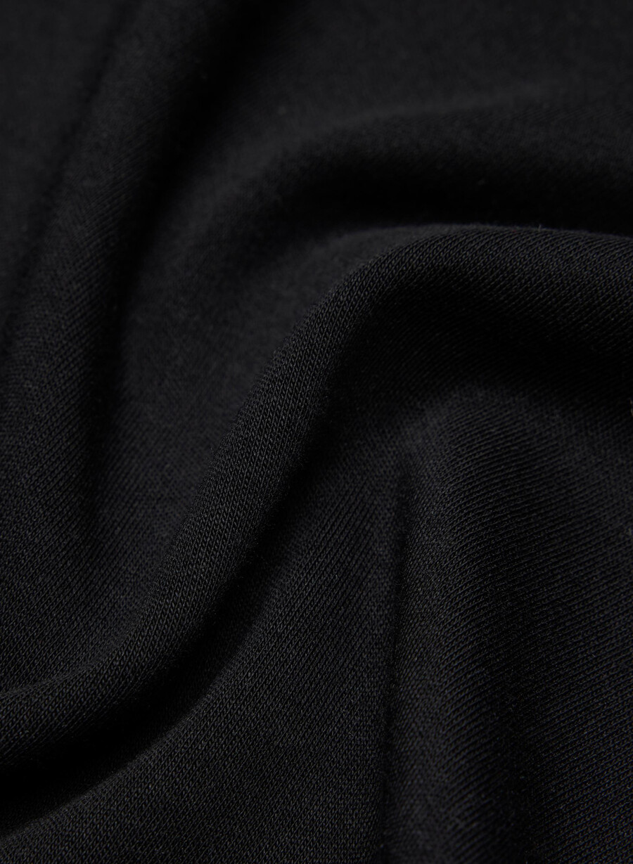 interlock cotton function t-shirt black
