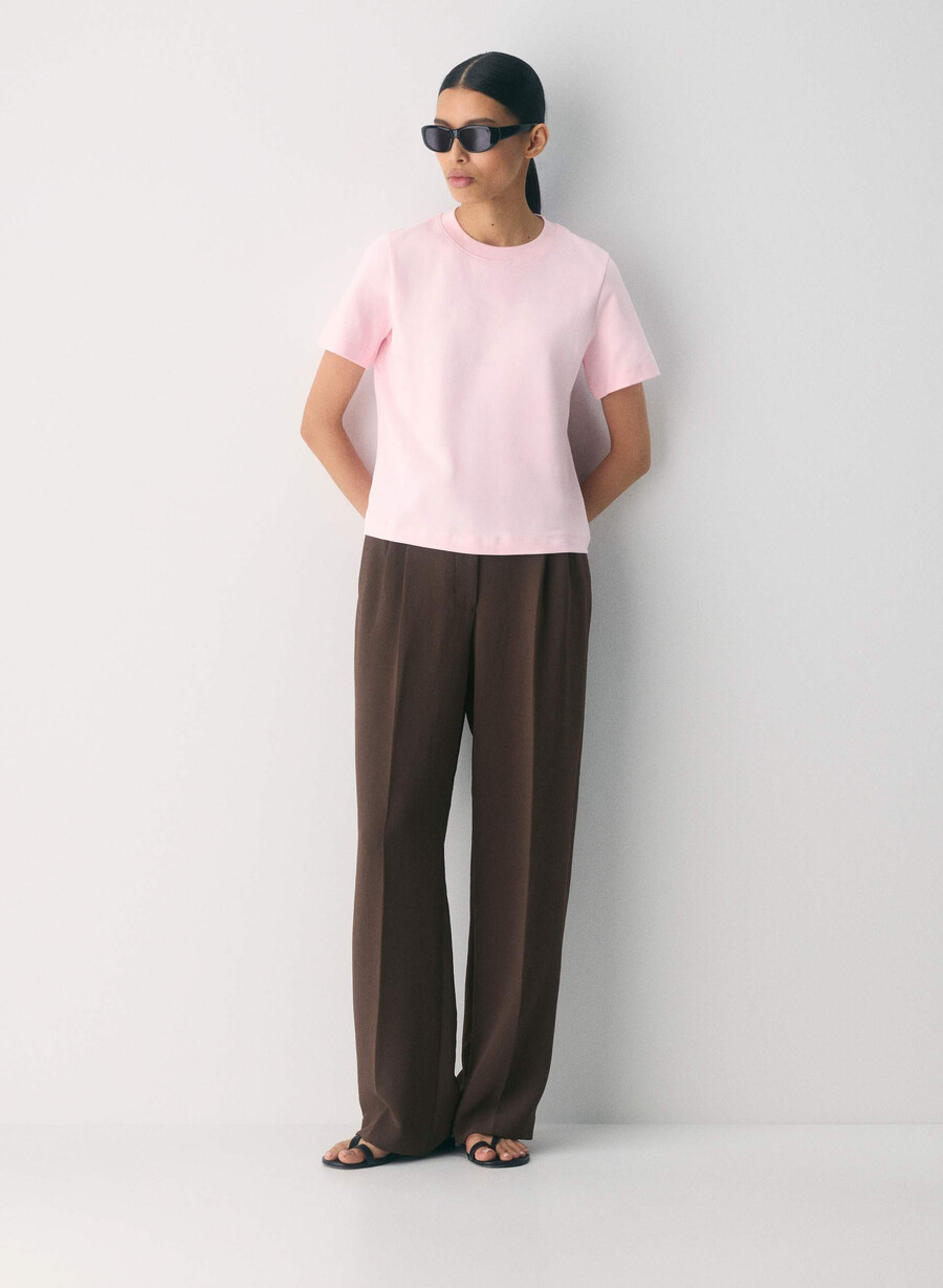 interlock cotton function t-shirt mddy bldrk nght nvy