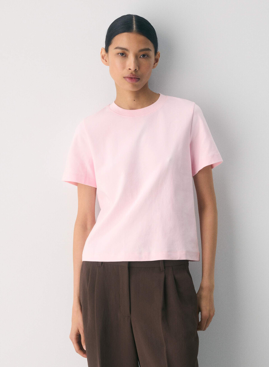 interlock cotton function t-shirt mddy bldrk nght nvy