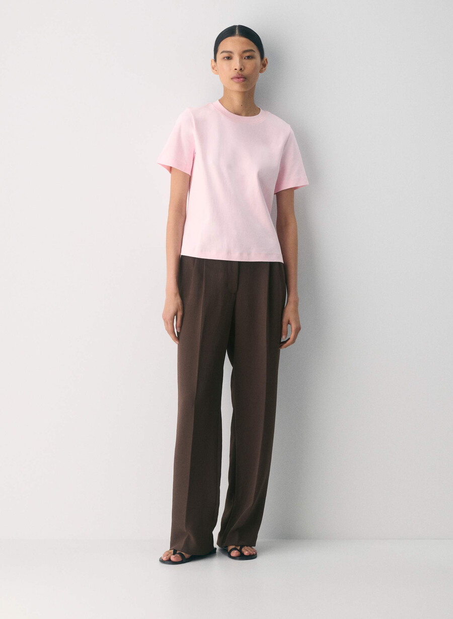 interlock cotton function t-shirt mddy bldrk nght nvy