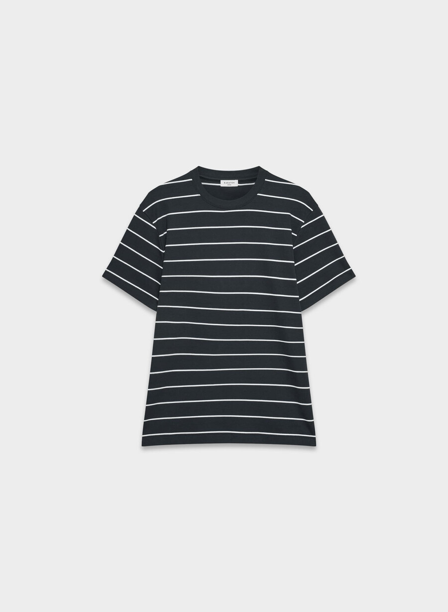 interlock cotton pegasus t-shirt dark night navywhit