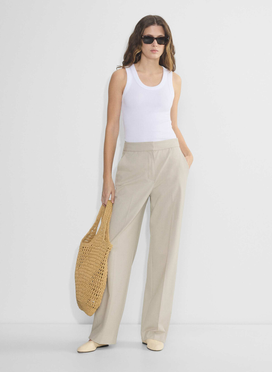 the limitless pant - ressential light heather matte pearl