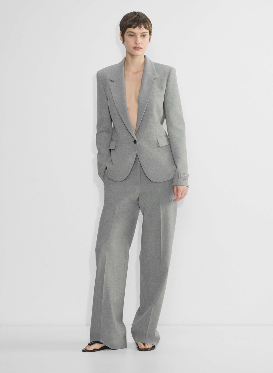 the limitless pant - ressential light heather dark grey