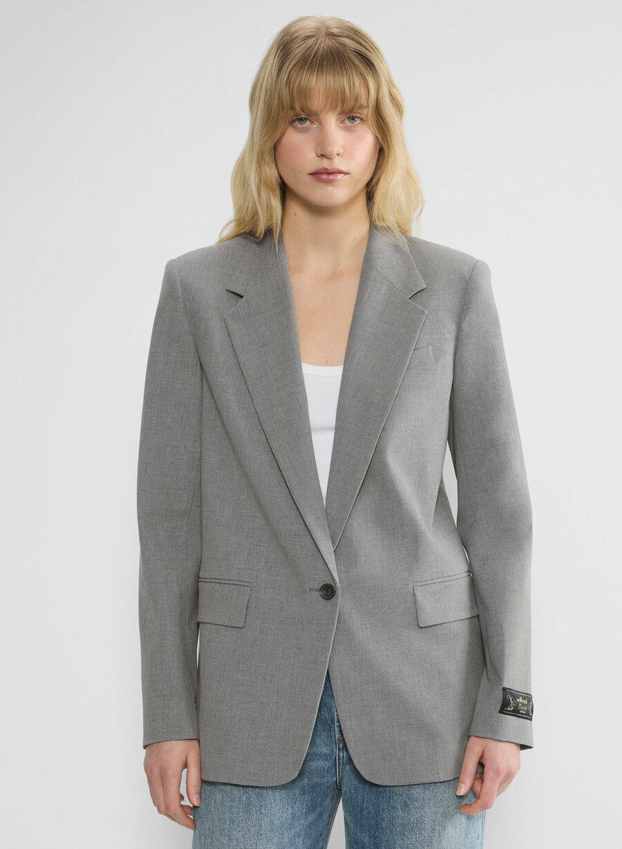 new generation blazer - ressential light heather matte pearl
