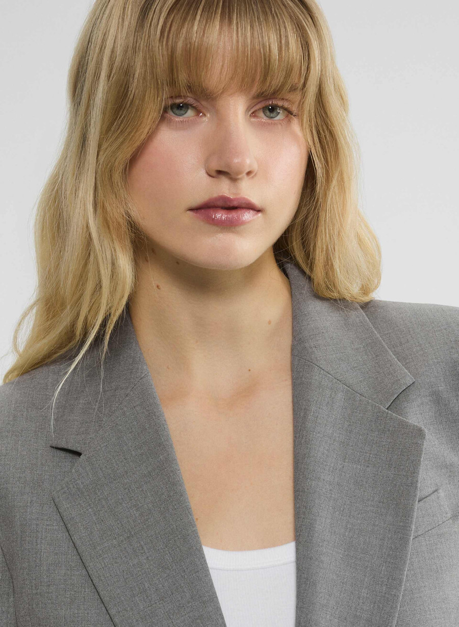 new generation blazer - ressential light heather matte pearl