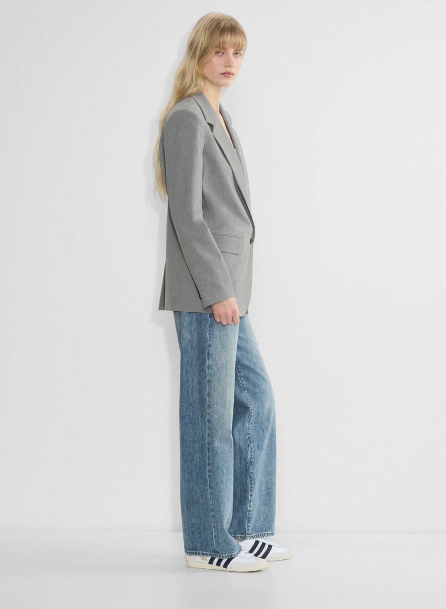 new generation blazer - ressential light heather dark grey