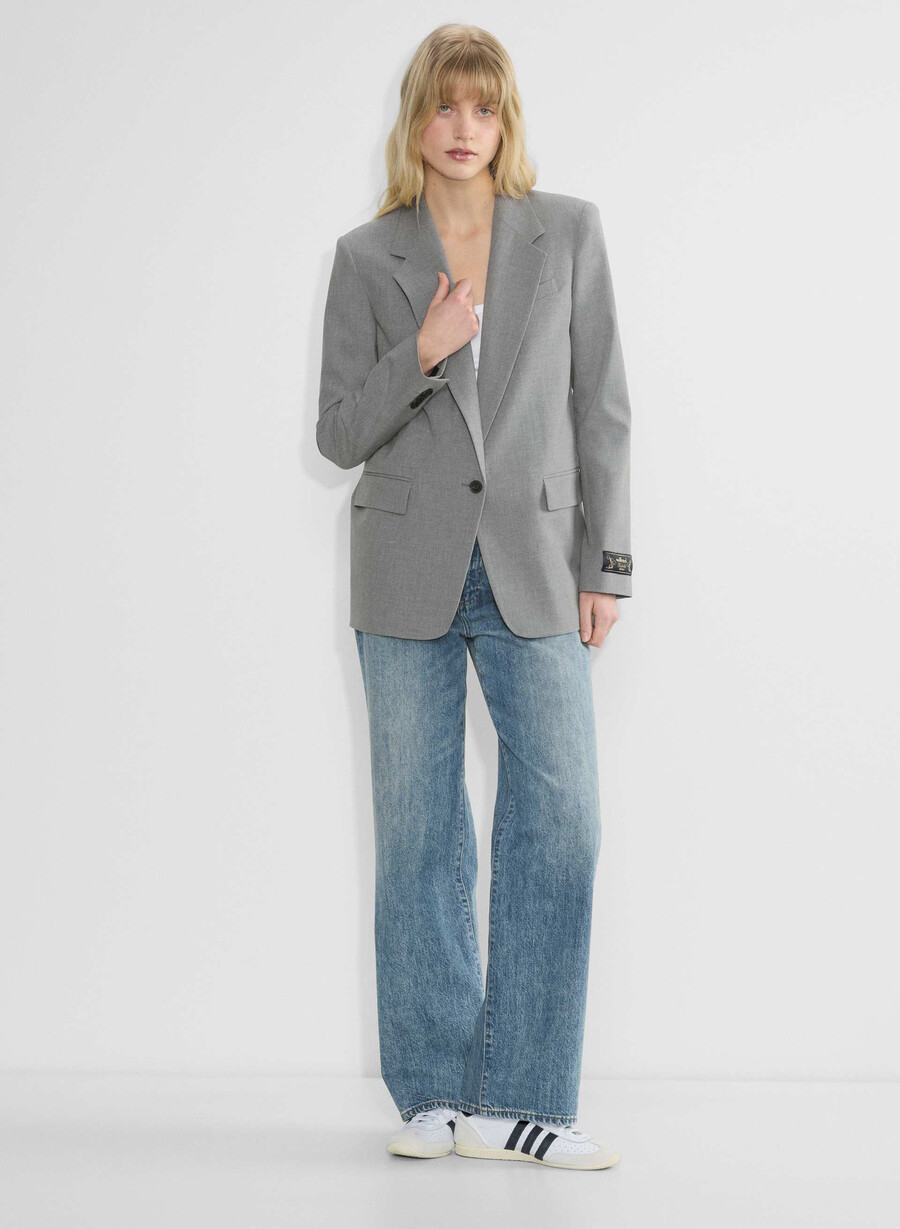 new generation blazer - ressential light heather dark grey