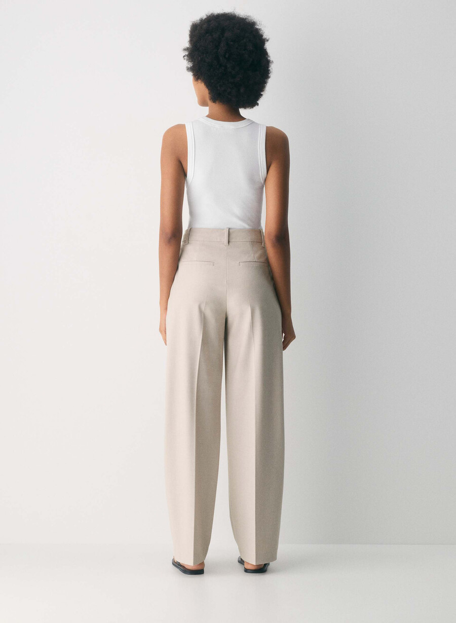 the effortless pant - ressential light heather matte pearl