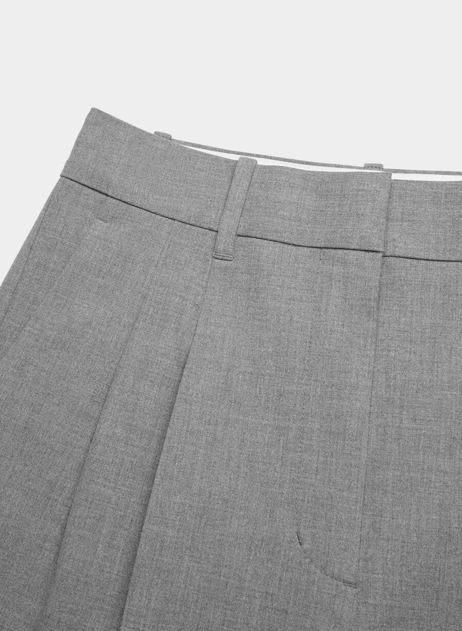 the effortless pant - ressential light heather dark grey