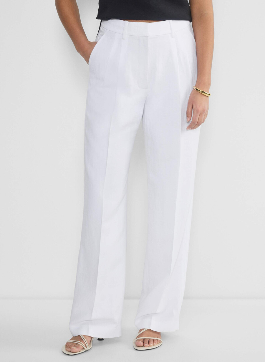 the effortless pant curve-fit - cruiselinen white