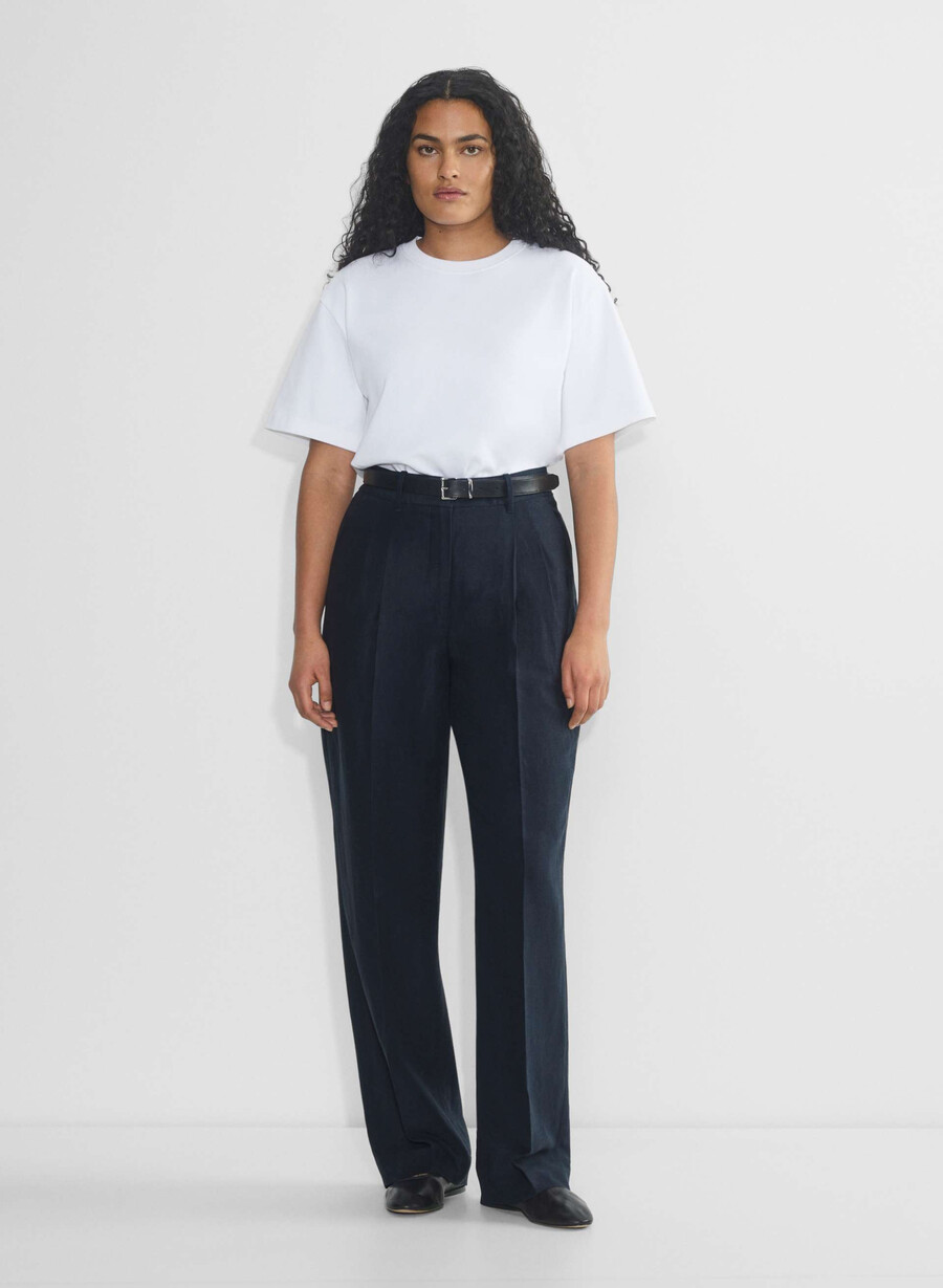 the effortless pant curve-fit - cruiselinen dark night navy