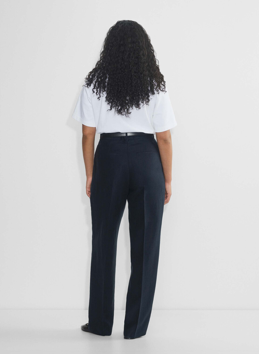 the effortless pant curve-fit - cruiselinen dark night navy