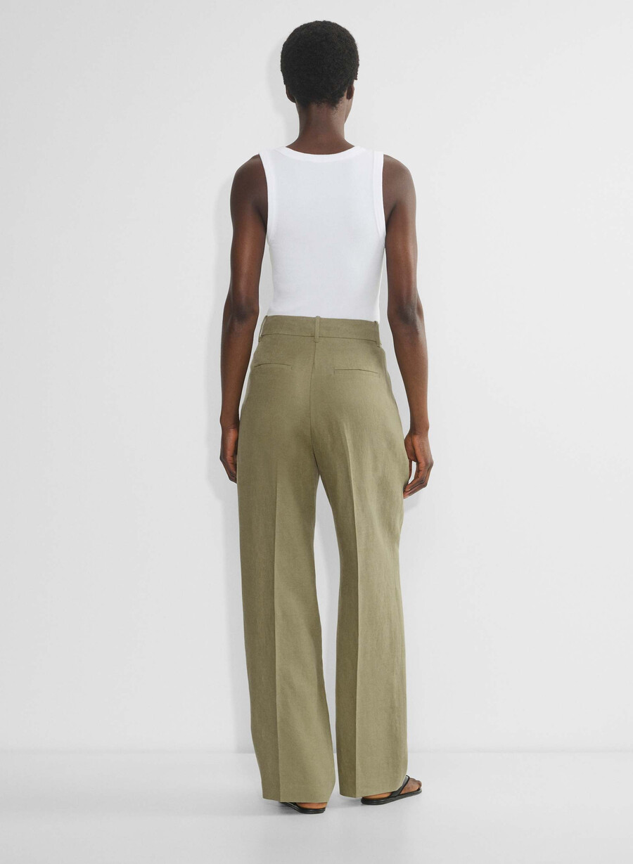 the effortless pant curve-fit - cruiselinen sundried olive