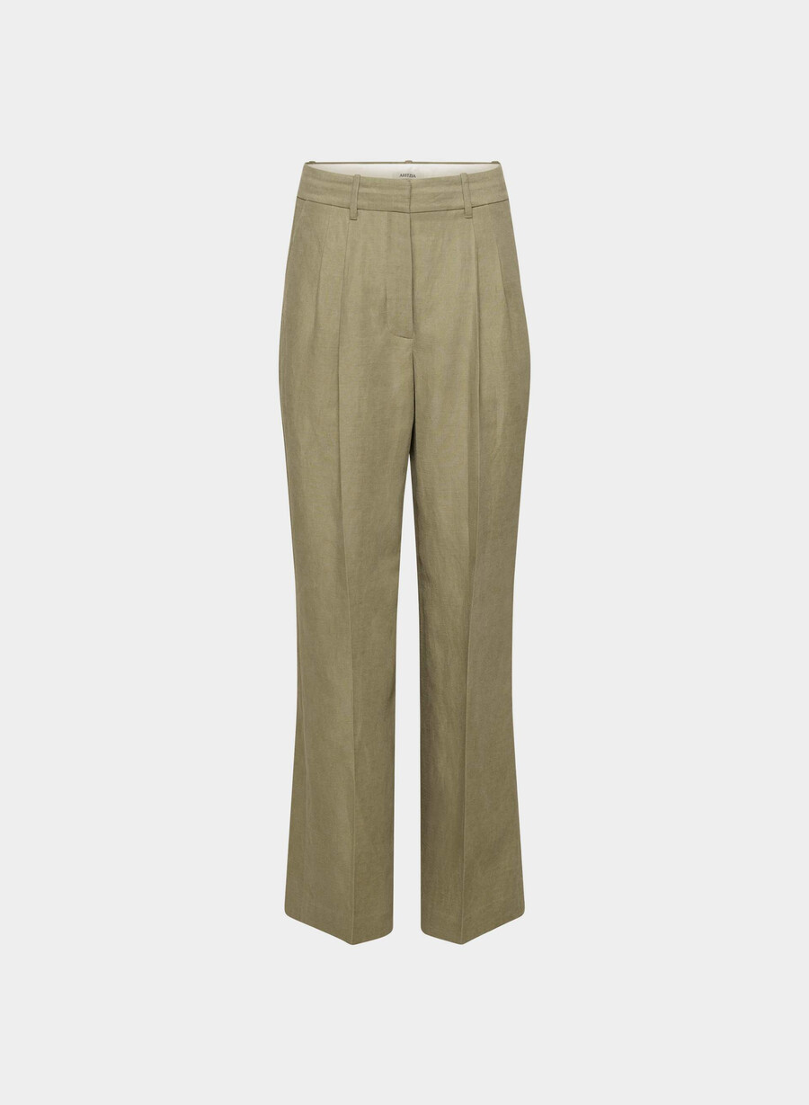 the effortless pant curve-fit - cruiselinen sundried olive