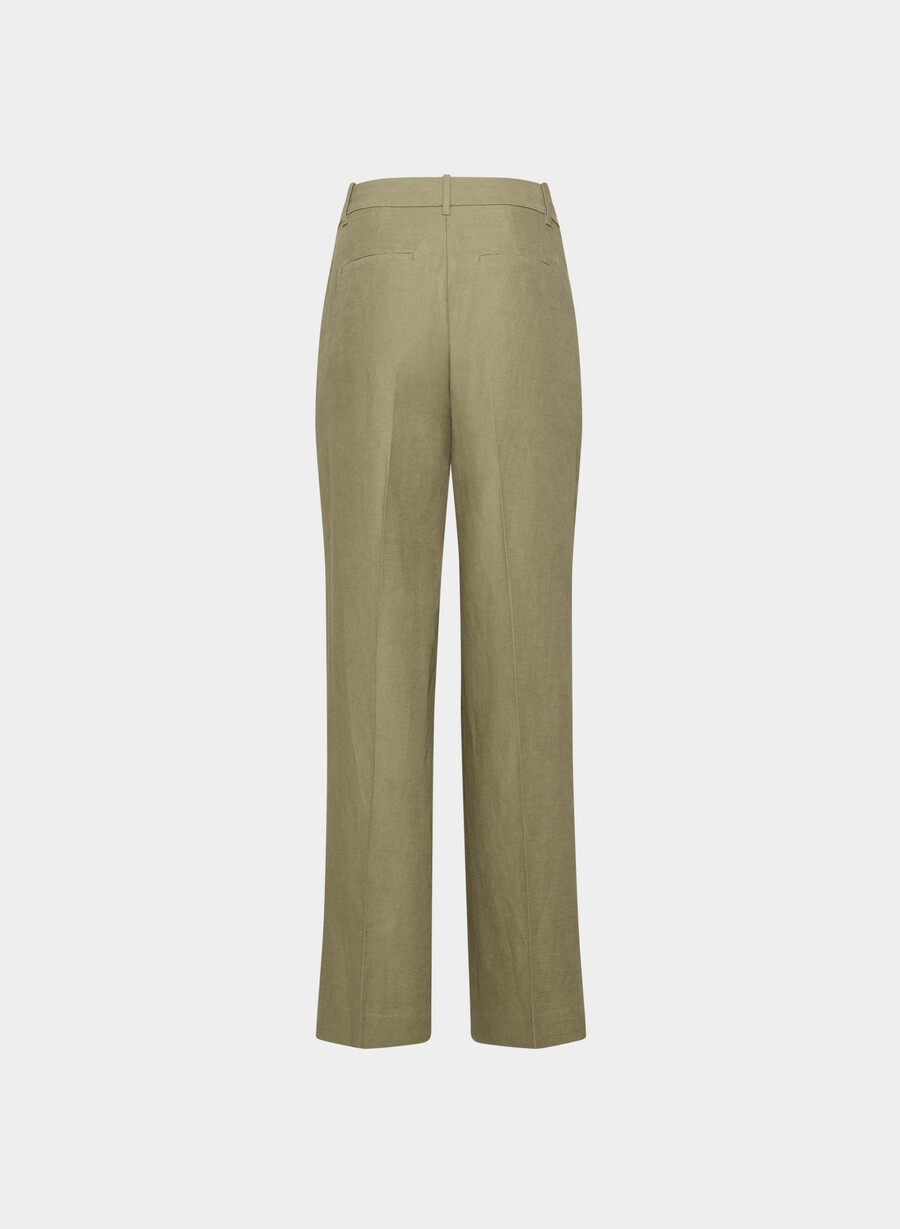 the effortless pant curve-fit - cruiselinen sundried olive